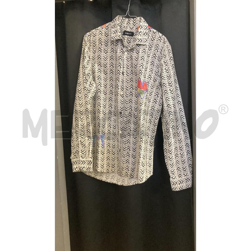 CAMICIA UOMO BIANCA NERA DESIGUAL M/L | Mercatino dell'Usato Carmagnola 3