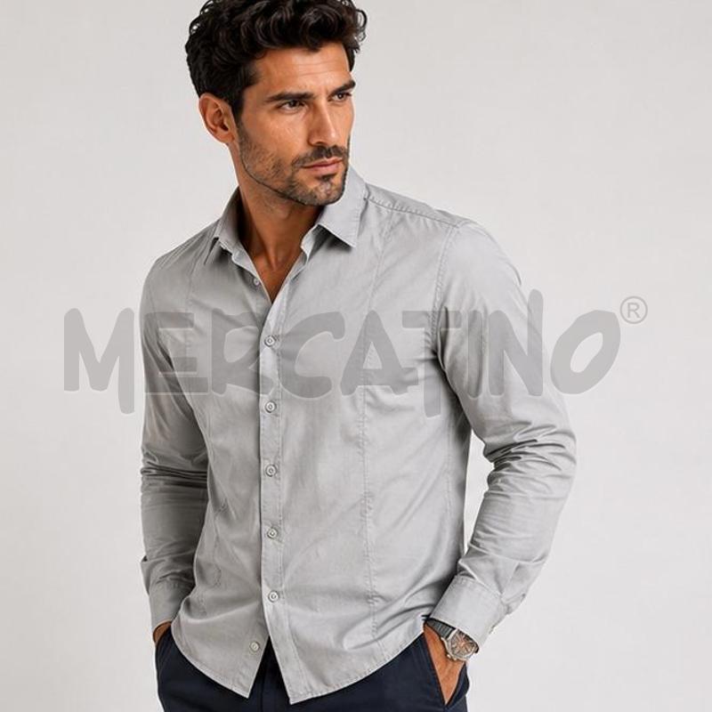 CAMICIA UOMO GRIGIO ARMANI JEANS  | Mercatino dell'Usato Carmagnola 1