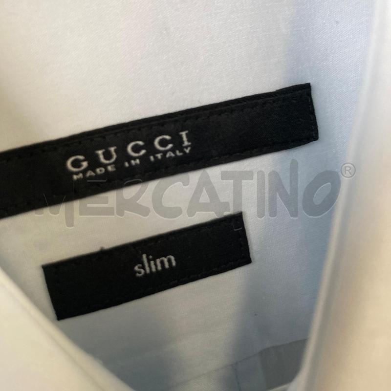 CAMICIA UOMO GUCCI AZZURRINO  | Mercatino dell'Usato Carmagnola 3