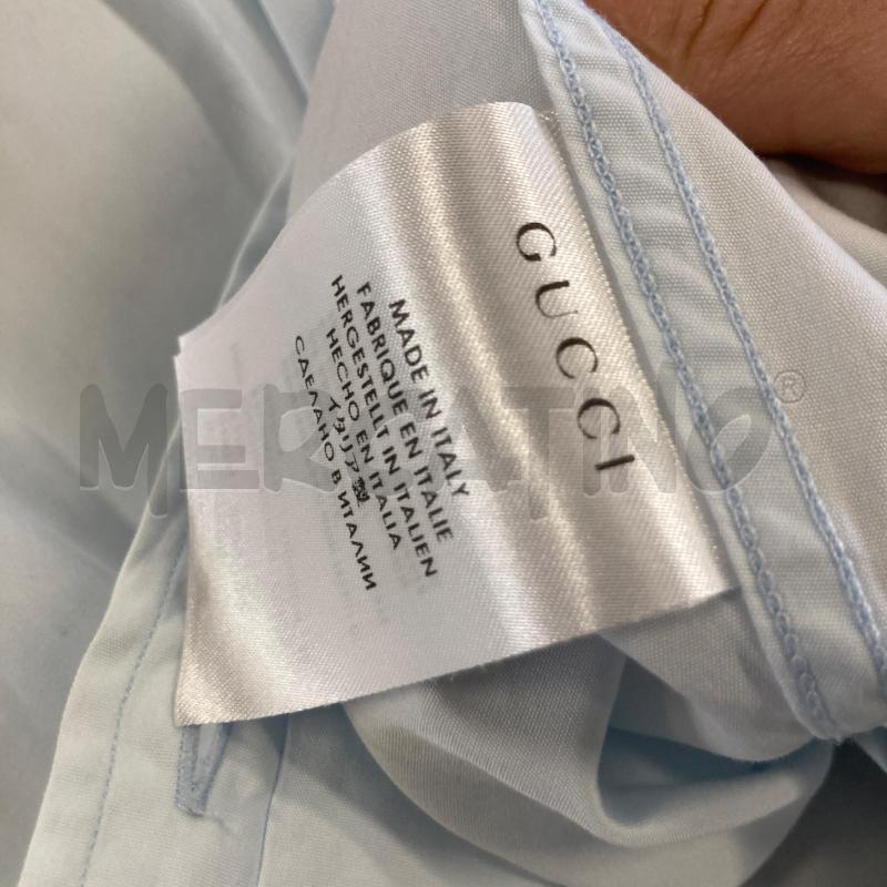 CAMICIA UOMO GUCCI AZZURRINO  | Mercatino dell'Usato Carmagnola 5