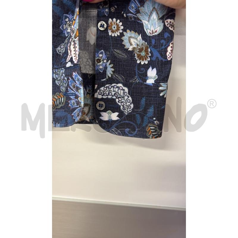 CAMICIA UOMO UNGARO BLU FIORI VARI | Mercatino dell'Usato Carmagnola 3