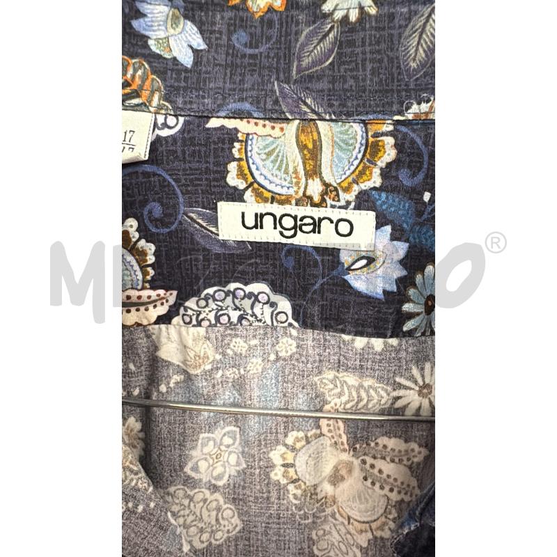 CAMICIA UOMO UNGARO BLU FIORI VARI | Mercatino dell'Usato Carmagnola 4