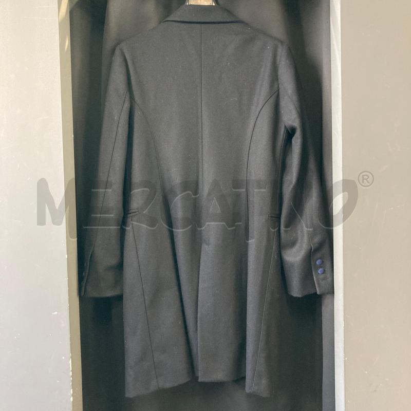 CAPPOTTO DONNA NERO DANIELA PANCHERI BOTTONE BLU | Mercatino dell'Usato Carmagnola 2