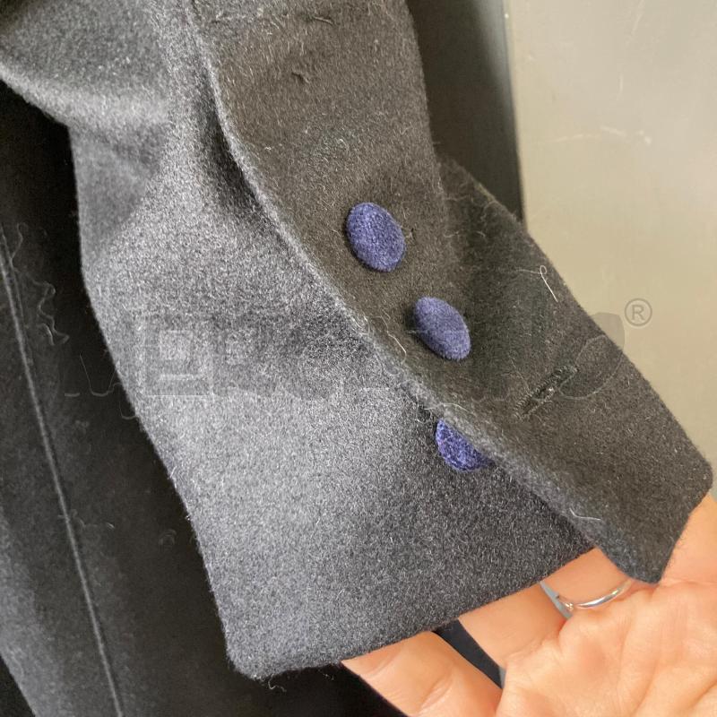 CAPPOTTO DONNA NERO DANIELA PANCHERI BOTTONE BLU | Mercatino dell'Usato Carmagnola 4
