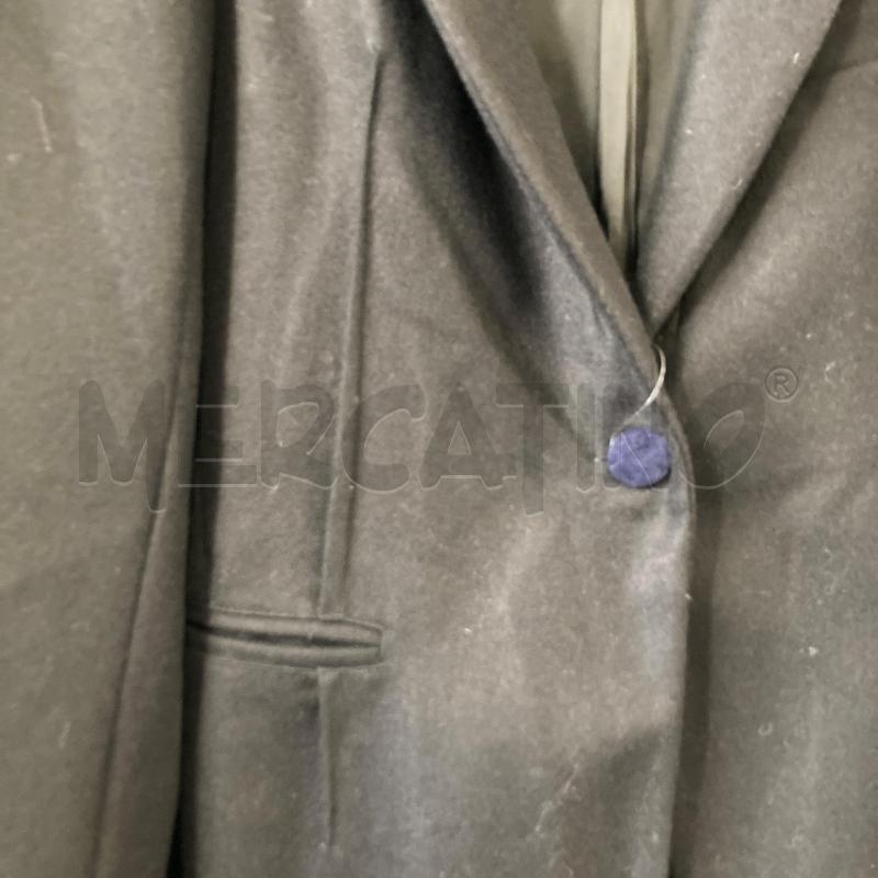 CAPPOTTO DONNA NERO DANIELA PANCHERI BOTTONE BLU | Mercatino dell'Usato Carmagnola 5