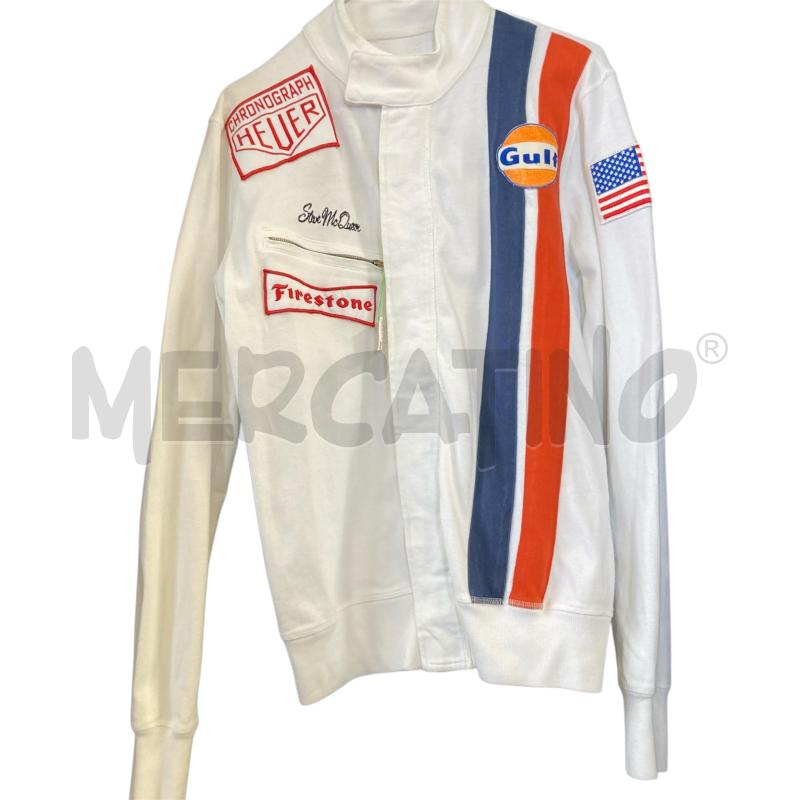 CARDIGAN UOMO BIANCA GULF STEVE MCQUEEN   | Mercatino dell'Usato Carmagnola 1