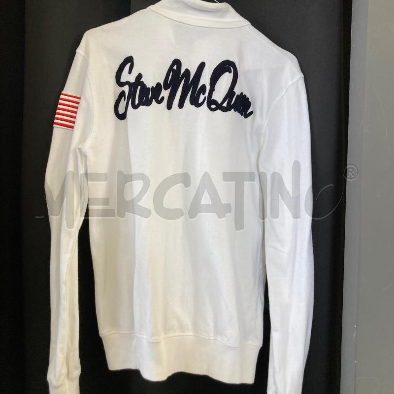 CARDIGAN UOMO BIANCA GULF STEVE MCQUEEN   | Mercatino dell'Usato Carmagnola 2