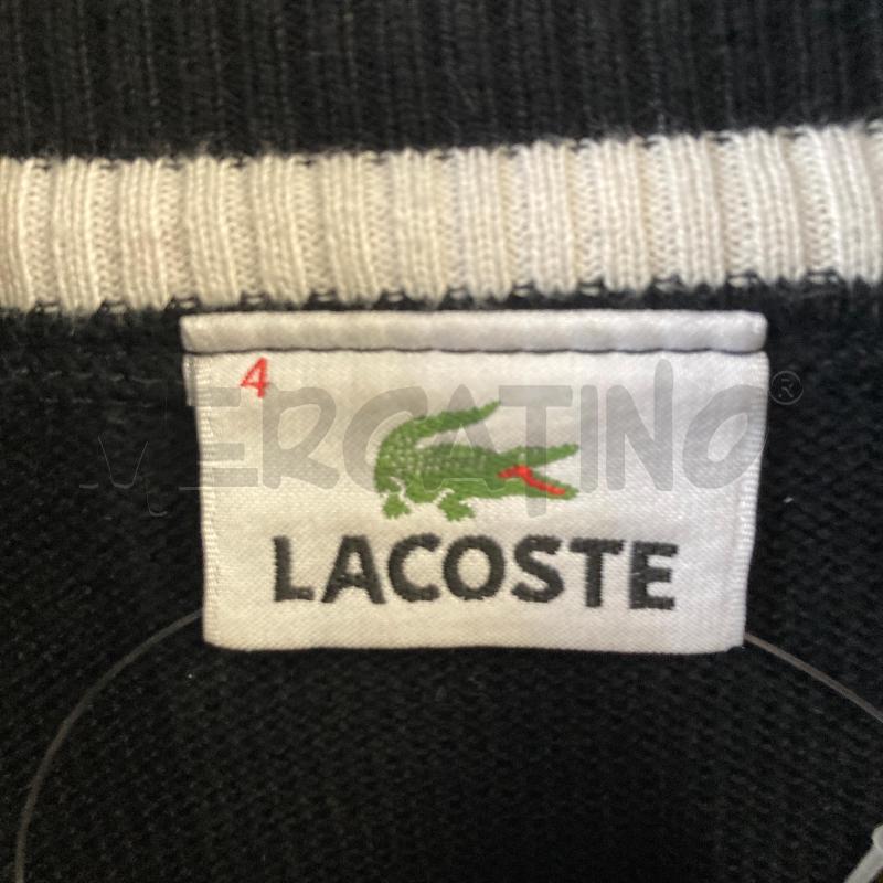 CARDIGAN UOMO LACOSTE NERO CERNIERA | Mercatino dell'Usato Carmagnola 4