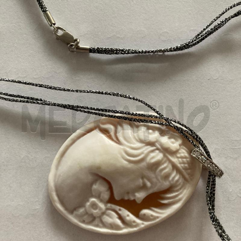 COLLANA CAMEO FILO MAGLIA ARG  | Mercatino dell'Usato Carmagnola 2