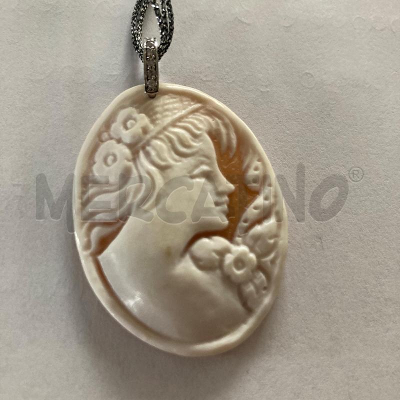 COLLANA CAMEO FILO MAGLIA ARG  | Mercatino dell'Usato Carmagnola 4