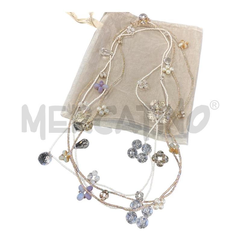 COLLANA LUNGA TATA BORELLO DUE FILI  | Mercatino dell'Usato Carmagnola 1
