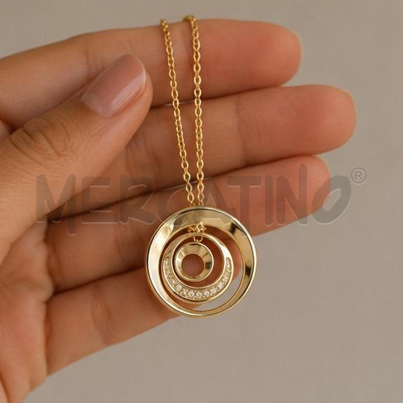 COLLANA MORELLATO CERCHI STRASS | Mercatino dell'Usato Carmagnola 3