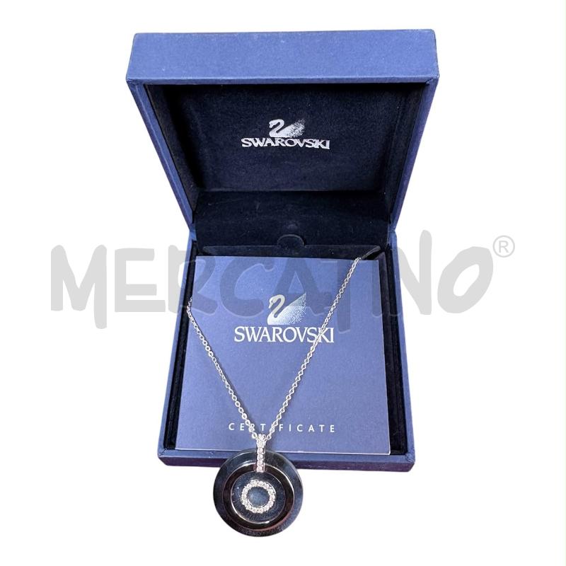 COLLANA SWAROVSKI LEGNO BLU  | Mercatino dell'Usato Carmagnola 1