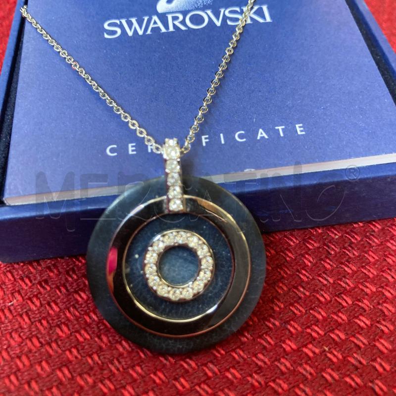 COLLANA SWAROVSKI LEGNO BLU  | Mercatino dell'Usato Carmagnola 2
