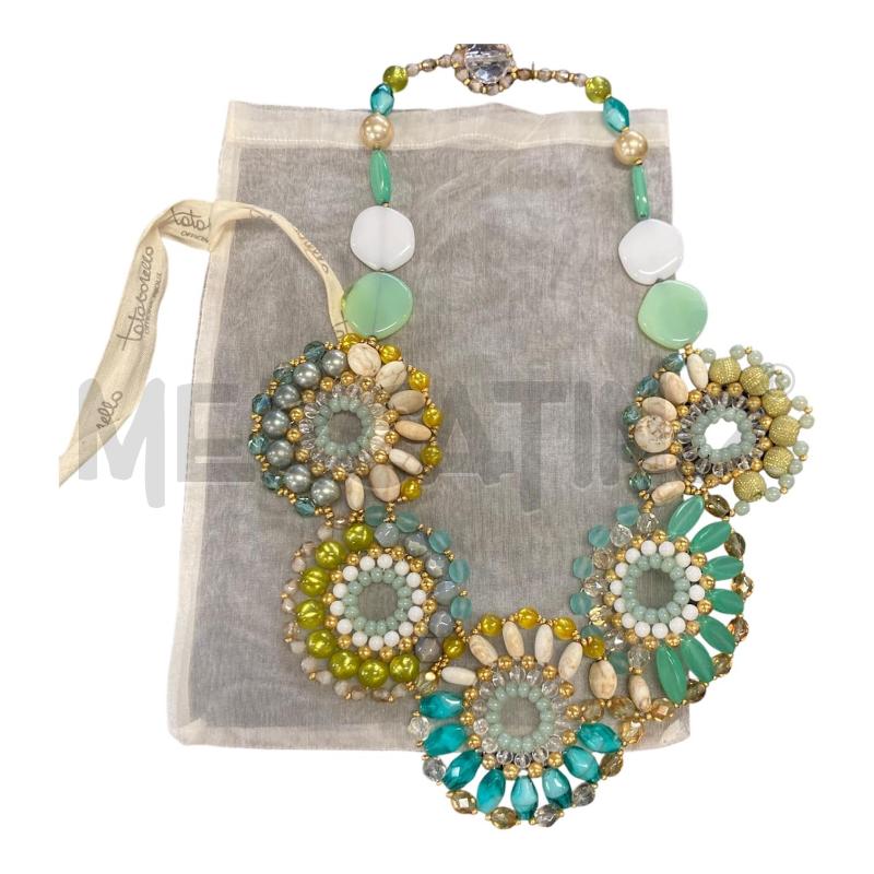 COLLANA TATA BORELLO  GIROCOLLO AZ/V  | Mercatino dell'Usato Carmagnola 1