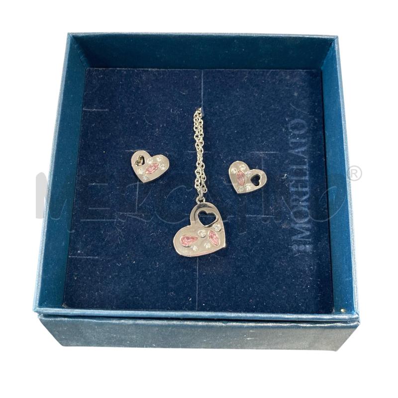 COLLANA + CORECCHINI  MORELLATO STRASS RS  | Mercatino dell'Usato Carmagnola 1