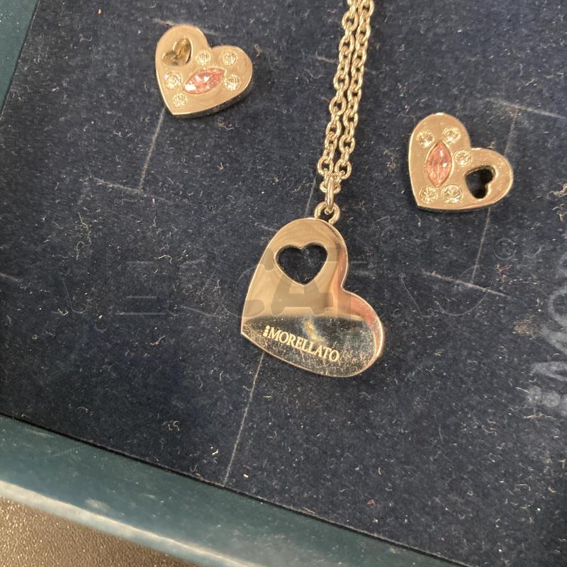 COLLANA + CORECCHINI  MORELLATO STRASS RS  | Mercatino dell'Usato Carmagnola 2
