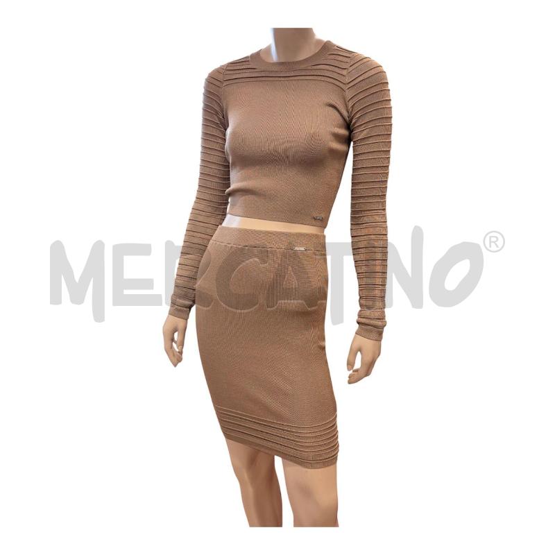 COMPLETO DONNA GUESS BEIGE MAGLIA+TUBINO | Mercatino dell'Usato Carmagnola 1