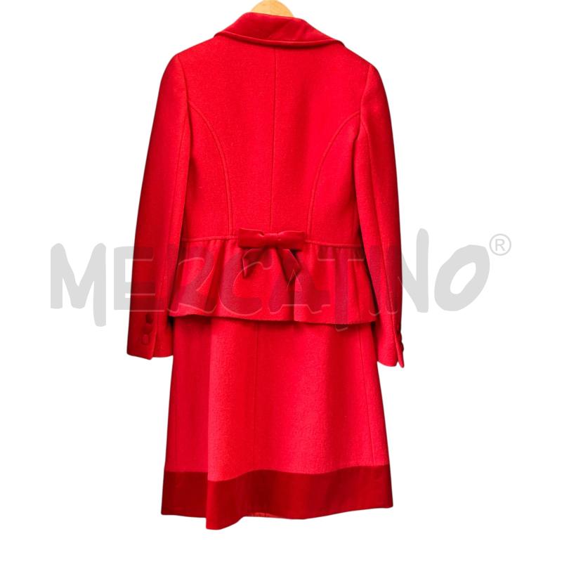COMPLETO DONNA ROSSO LUISA SPAGNOLI BORDI VELLUTO  | Mercatino dell'Usato Carmagnola 1