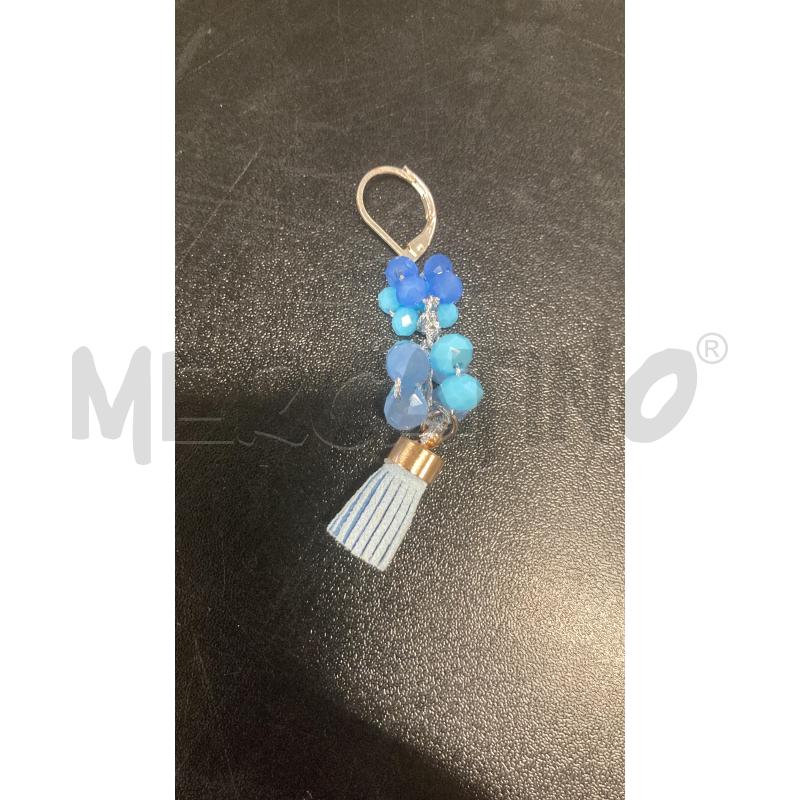 COORDINATO COLLANA +ORECCHINI+BRACCIALE UNCINETTO BL/AZ | Mercatino dell'Usato Carmagnola 4