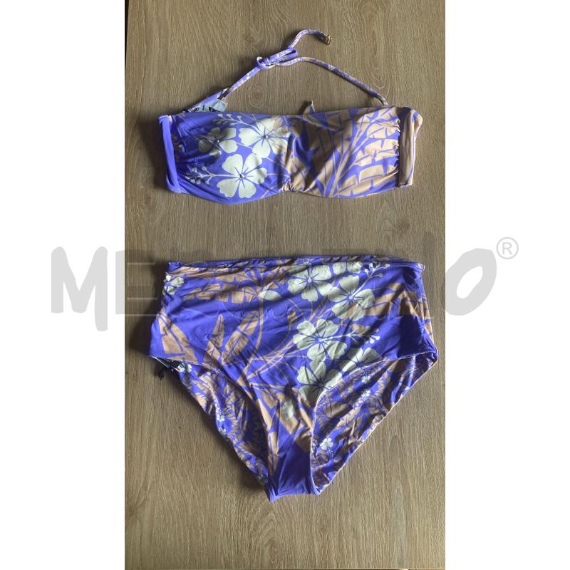 COSTUME DONNA BIKINI VALERY VIOLA FIORI BEIGE MARRONI  | Mercatino dell'Usato Carmagnola 4