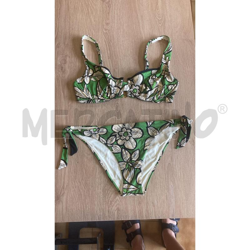 COSTUME DONNA BIKINI VERDE VALERY FIORI BEIGE  | Mercatino dell'Usato Carmagnola 4