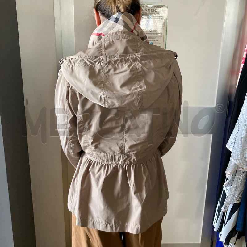 GIACCA A VENTO DONNA VERDONE BURBERRY BRIT  | Mercatino dell'Usato Carmagnola 2