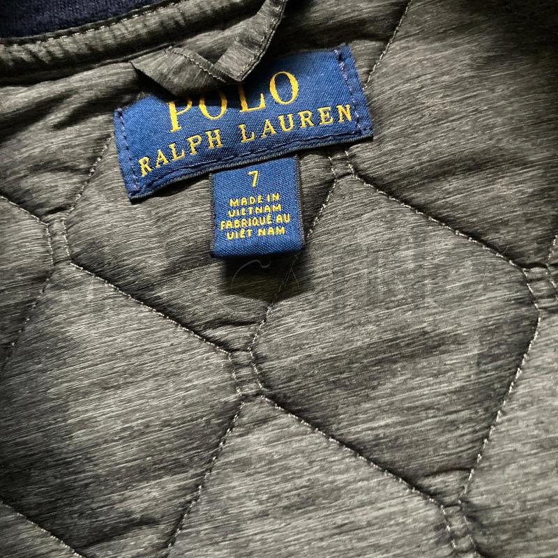 GIACCA BAMBINO POLO RALPH LAUREN TRAPUNTINO GRIGIO BLU  | Mercatino dell'Usato Carmagnola 3