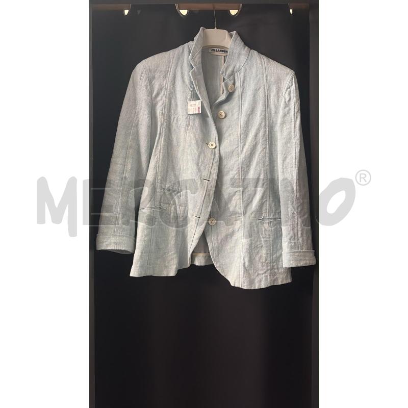 GIACCA DONNA AZZURRA JIL SANDER BOTTONI B | Mercatino dell'Usato Carmagnola 2