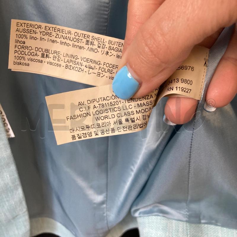 GIACCA DONNA AZ MASSIMO DUTTI LINO 1BOTT M  | Mercatino dell'Usato Carmagnola 5