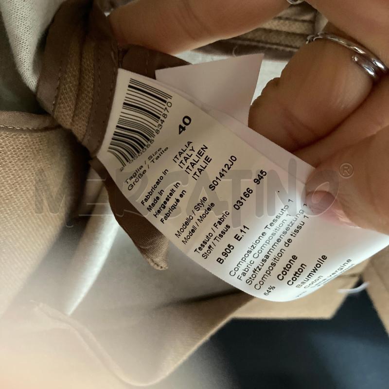 GIACCA DONNA BEIGE PESERICO  | Mercatino dell'Usato Carmagnola 3