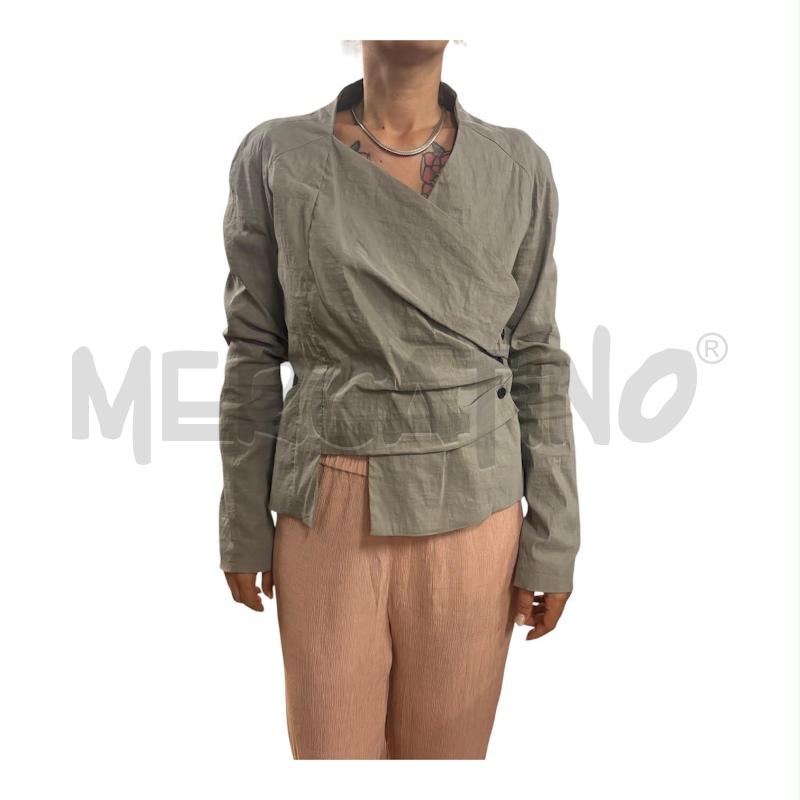 GIACCA DONNA GRIGIA MALLONI TRE BOTTONI LATO  | Mercatino dell'Usato Carmagnola 2