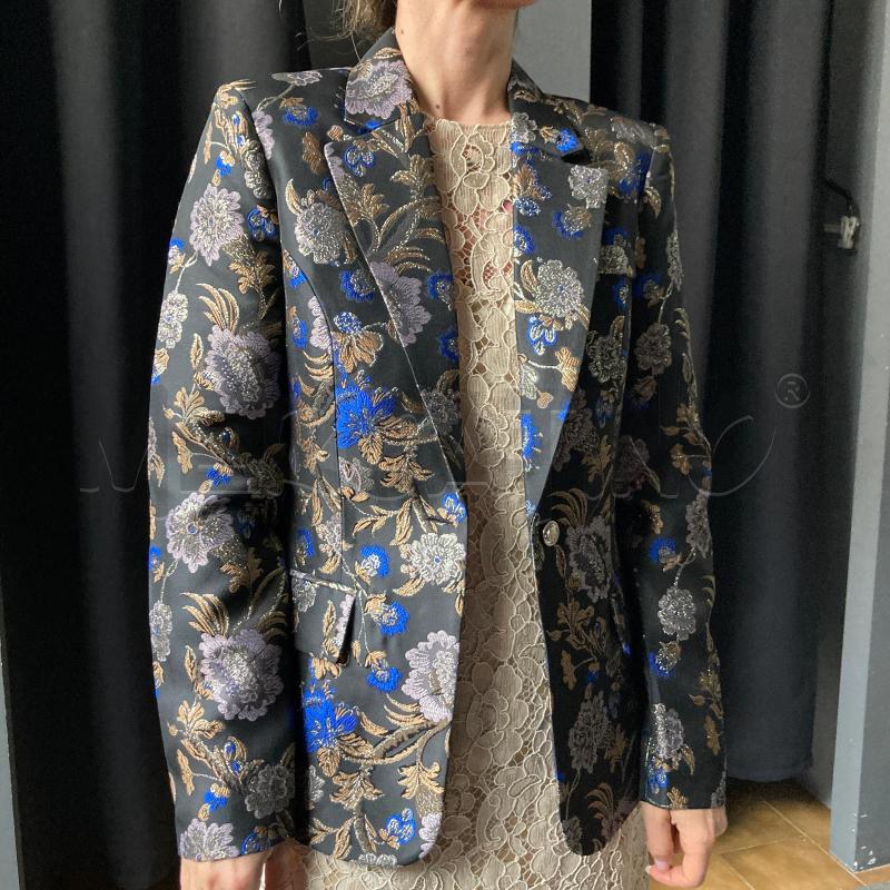 GIACCA DONNA GUESS FIORI BLU  | Mercatino dell'Usato Carmagnola 3