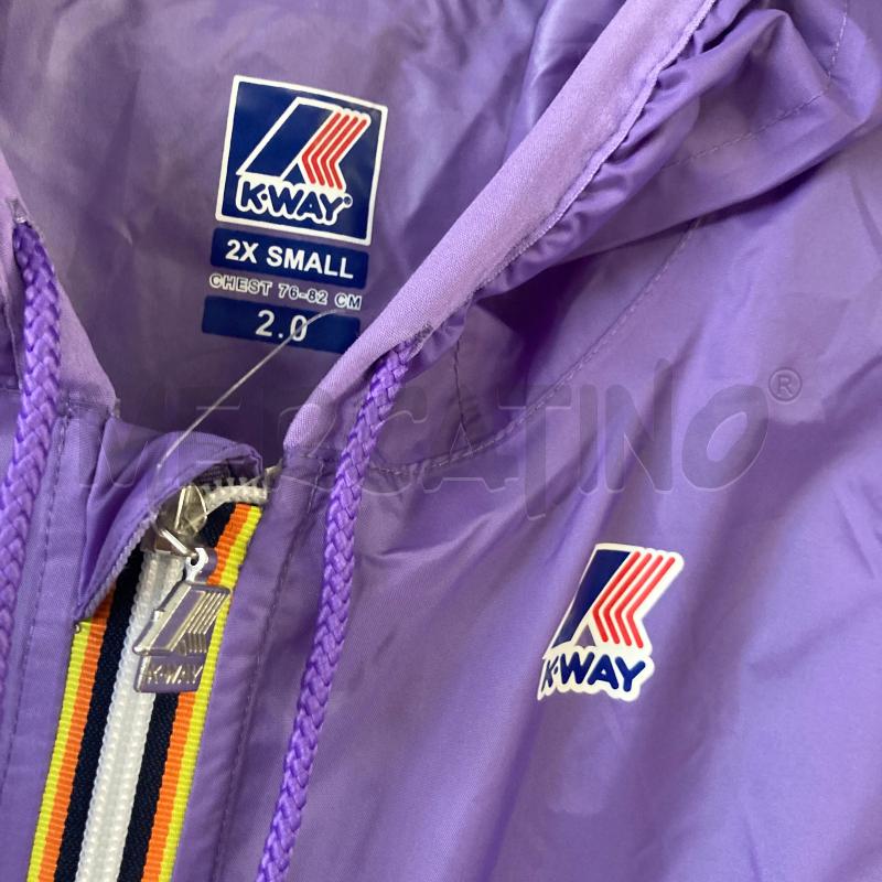 GIACCA DONNA K-WAY LILLA | Mercatino dell'Usato Carmagnola 3