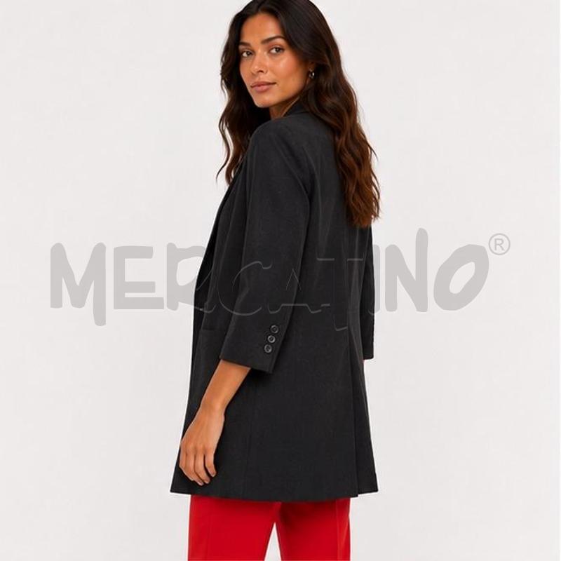 GIACCA DONNA NERA MALLONI MANICA 3/4  | Mercatino dell'Usato Carmagnola 1