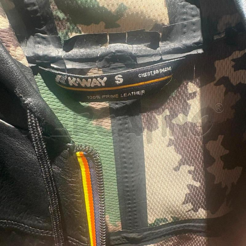 GIACCA PELLE UOMO NERO PELLE KWAY CAPPUCCIO  | Mercatino dell'Usato Carmagnola 4