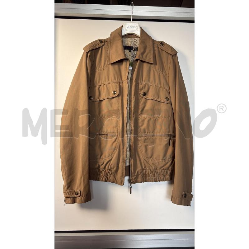 GIUBBOTTO UOMO BEIGE JUST CAVALLI ELASTICO  | Mercatino dell'Usato Carmagnola 2