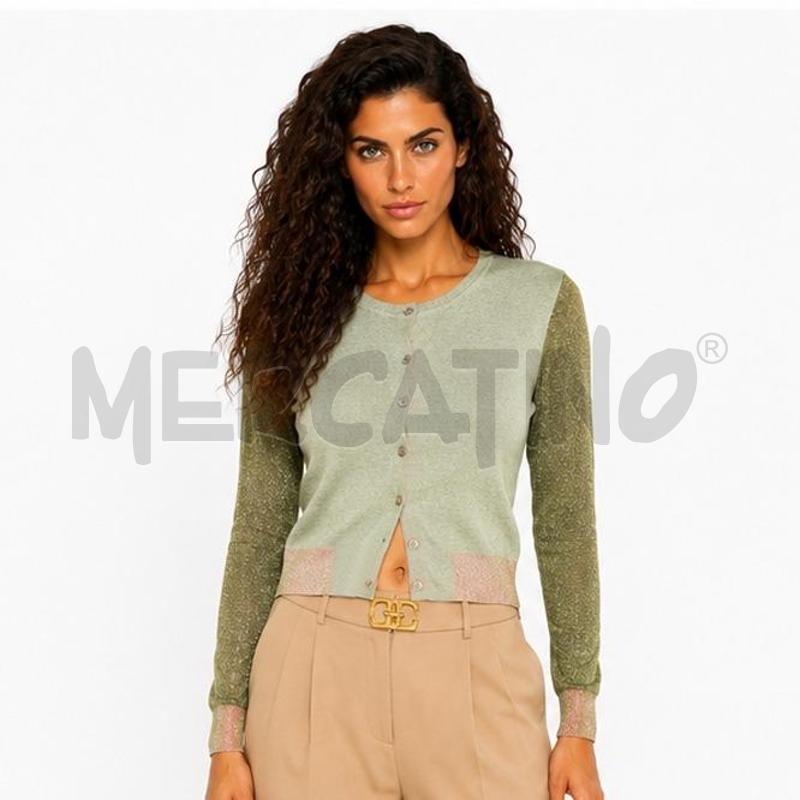 GOLFINO DONNA JUCCA VERDE GLITTER RS SCHIENA  | Mercatino dell'Usato Carmagnola 1