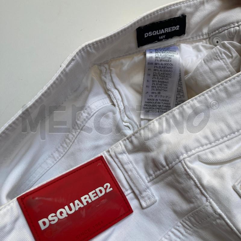 JEANS BAMBINO BIANCO DISQUARED2  | Mercatino dell'Usato Carmagnola 2