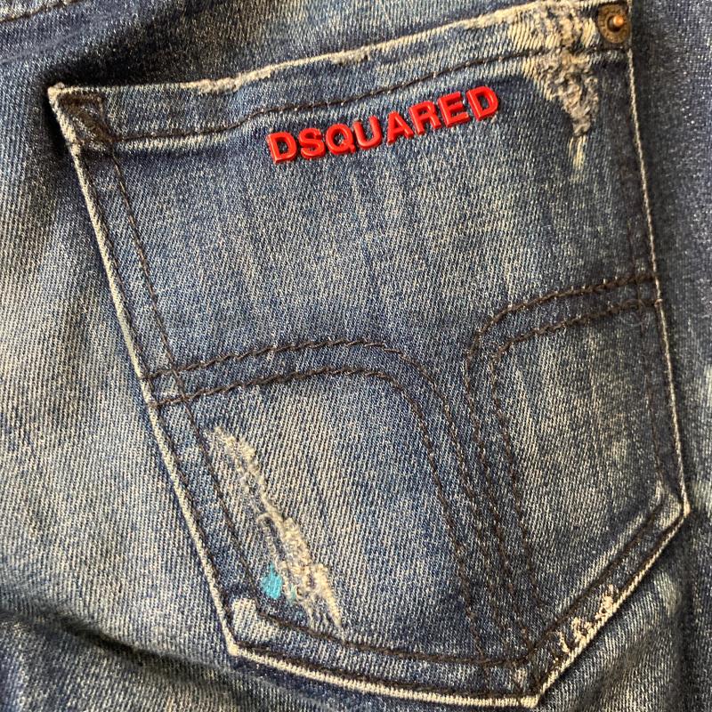 JEANS UOMO DISQUARED2 MACCHIE TINTA  | Mercatino dell'Usato Carmagnola 2