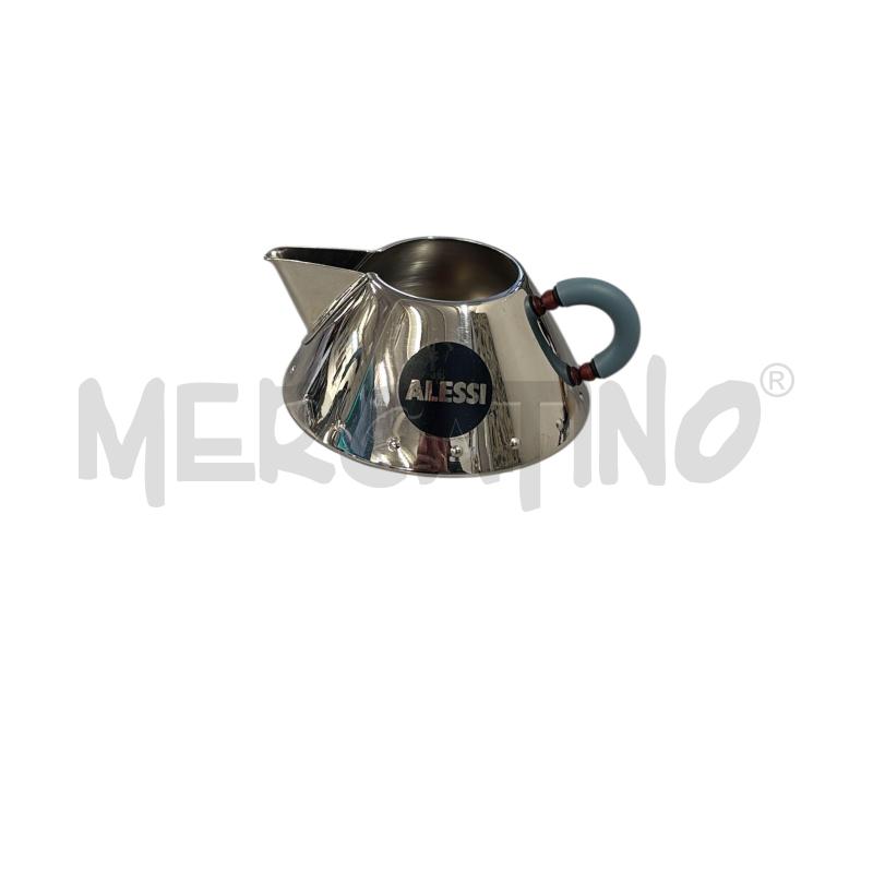 LATTIERA ALESSI 9096 MANICO AZZURRO 10.5X10.5 H.5.5 | Mercatino dell'Usato Carmagnola 1