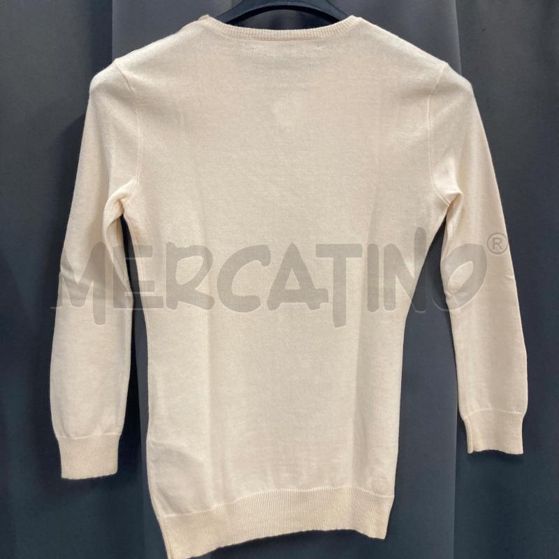 MAGLIA DONNA BEIGE CASHMERE RALPH LAUREN BOTTO DOR  | Mercatino dell'Usato Carmagnola 2