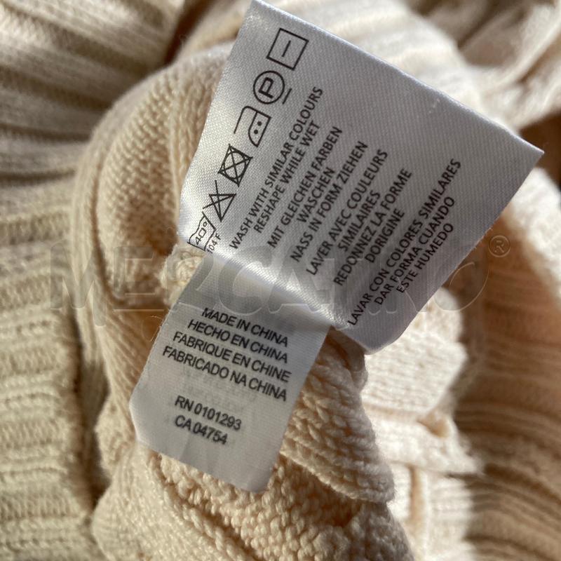 MAGLIA DONNA BEIGE GANT TRECCE COLLO ALTO  | Mercatino dell'Usato Carmagnola 3