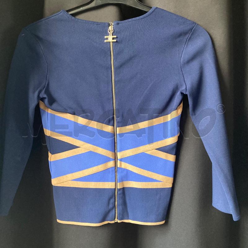 MAGLIA DONNA ELISABETTA FRANCHI BEIGE  | Mercatino dell'Usato Carmagnola 2
