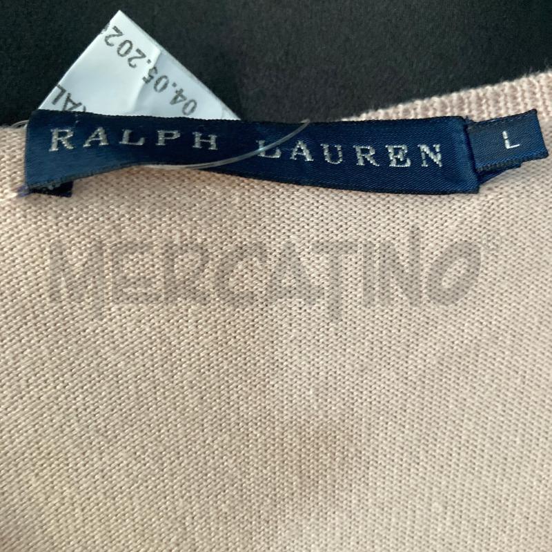 MAGLIA DONNA ROSA PALLIDO RALPHLAUREN  | Mercatino dell'Usato Carmagnola 3