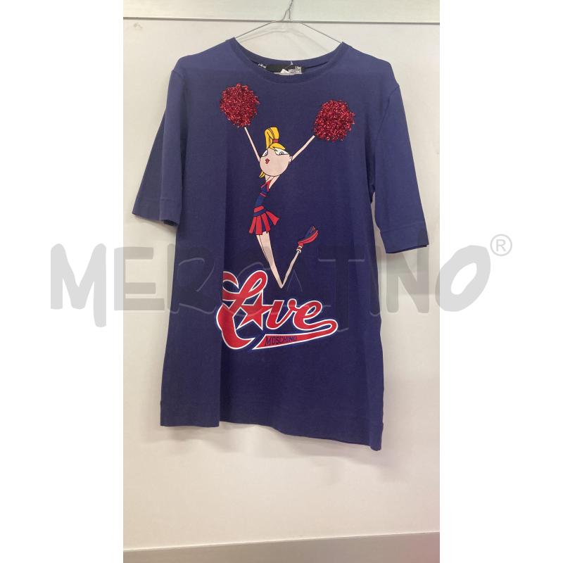 MAGLIA DONNA VIOLA LOVE MOSCHINO CHEERLEADERS | Mercatino dell'Usato Carmagnola 2