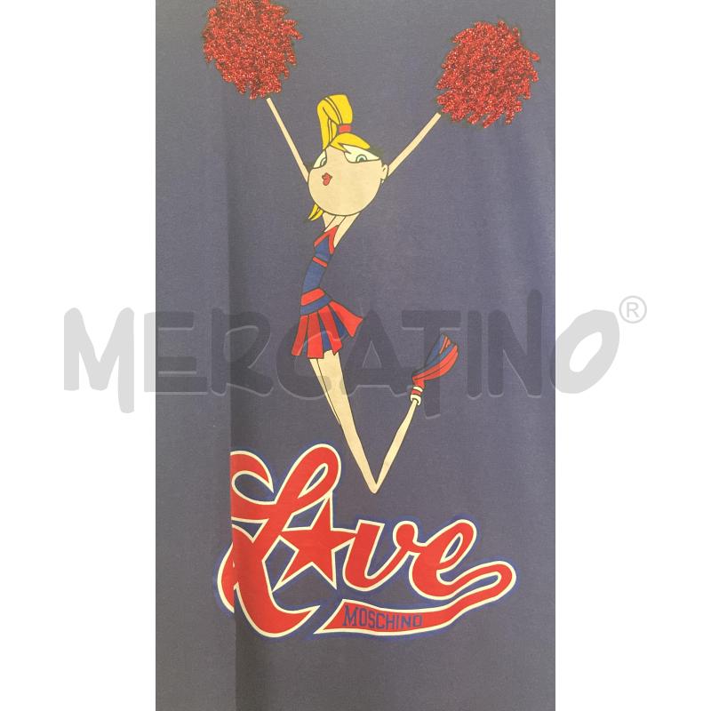 MAGLIA DONNA VIOLA LOVE MOSCHINO CHEERLEADERS | Mercatino dell'Usato Carmagnola 5