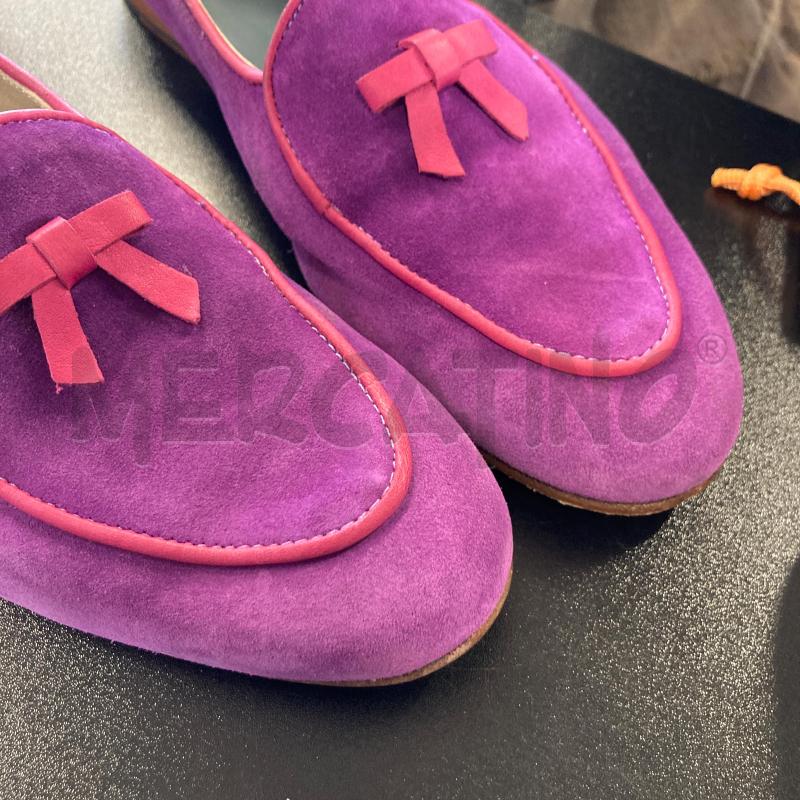 MOCASSINI DONNA VIOLA PELLE OTISOPSE | Mercatino dell'Usato Carmagnola 3