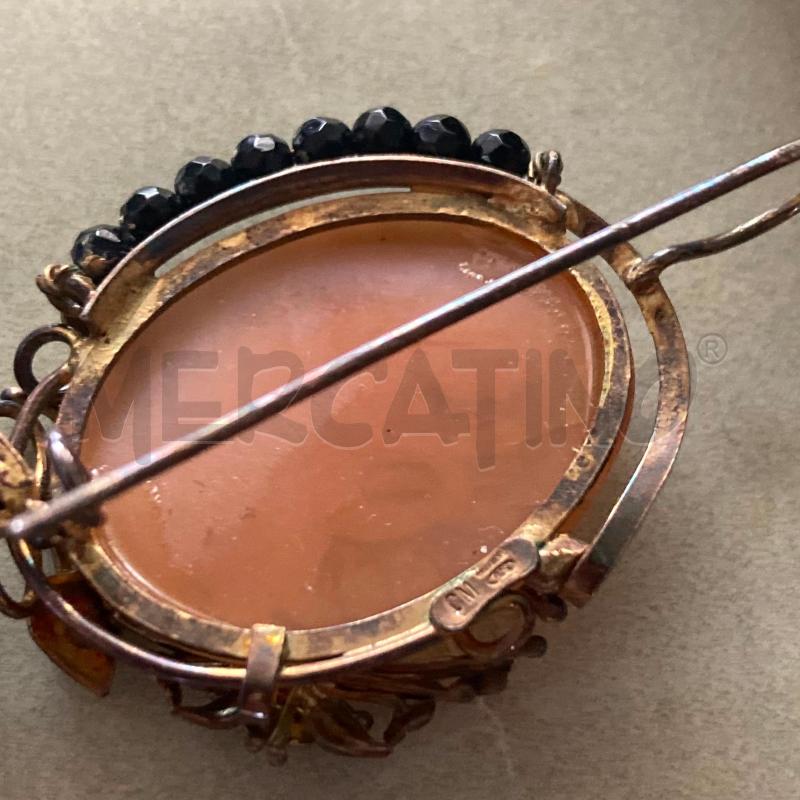 ORECCHINI CAMEO ARGENTO ANGELO PENDENTE ONICE  | Mercatino dell'Usato Carmagnola 3