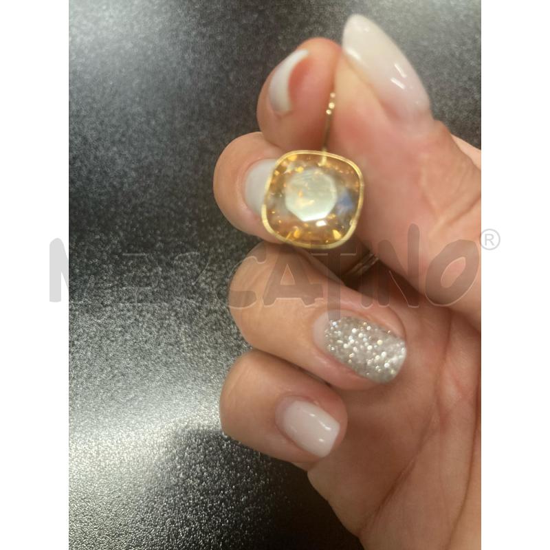 ORECCHINI SWAROVSKI MONACHELLA GIALLA | Mercatino dell'Usato Carmagnola 1